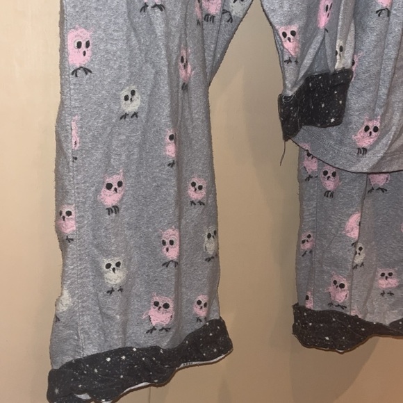Munki Munki pajama set, grey with Owls size XL - Picture 6 of 10